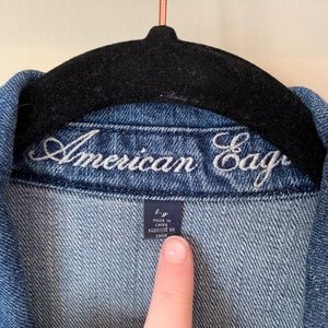 Cropped American Eagle Jean Jacket Women’s Large